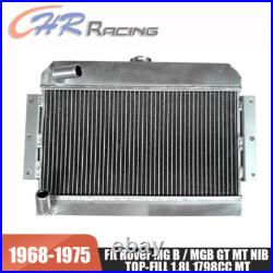 1968-1975 1969 Radiator For Mgb Gt/roadster Top-fill Aluminum Alloy Radiator
