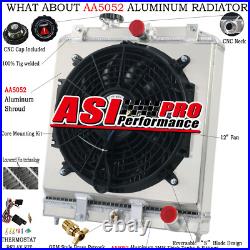 2 Rangée Radiateur +ventilateur & Relais Kit Pour Honda Civic Eg Ek/CRX Del Sol 2 Rangée Radiateur +ventilateur & Relais Kit Pour Honda Civic Eg Ek/CRX Del Sol