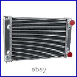 2 Rangées Alu Radiateur Pour VW Golf MK1 MK2 Cabriolet Scirocco Corrado FR