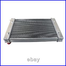 2 Rangées Alu Radiateur Pour VW Golf MK1 MK2 Cabriolet Scirocco Corrado FR