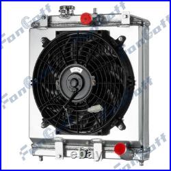 2 Rangées Radiateur Shroud Fan Pour 92-00 Honda Civic CX DX EX/EX-R GX/HX 1.8L