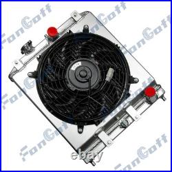 2 Rangées Radiateur Shroud Fan Pour 92-00 Honda Civic CX DX EX/EX-R GX/HX 1.8L