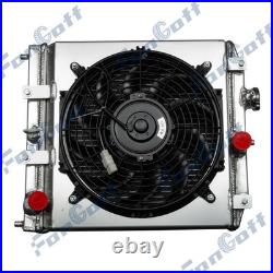 2 Rangées Radiateur Shroud Fan Pour 92-00 Honda Civic CX DX EX/EX-R GX/HX 1.8L