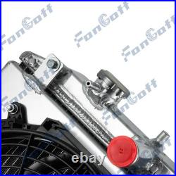 2 Rangées Radiateur Shroud Fan Pour 92-00 Honda Civic CX DX EX/EX-R GX/HX 1.8L