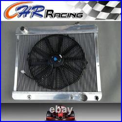 3Row Aluminum Radiator + Fan For 1963 1964 1965 1966 Chevy C 10 C10 Pickup Truck