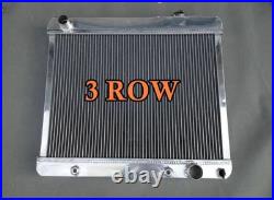 3Row Aluminum Radiator + Fan For 1963 1964 1965 1966 Chevy C 10 C10 Pickup Truck
