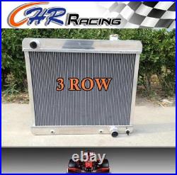 3Row Aluminum Radiator + Fan For 1963 1964 1965 1966 Chevy C 10 C10 Pickup Truck