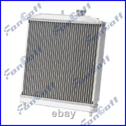 3Row Radiateur Ventilateur Pour 92-01 Honda Civic EG EK Del Sol Integra 1.6L NOU