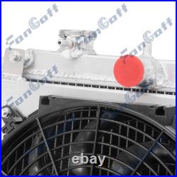 3Row Radiateur Ventilateur Pour 92-01 Honda Civic EG EK Del Sol Integra 1.6L NOU