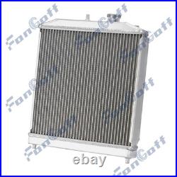 3Row Radiateur Ventilateur Pour 92-01 Honda Civic EG EK Del Sol Integra 1.6L NOU