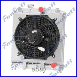 3Row Radiateur Ventilateur Pour 92-01 Honda Civic EG EK Del Sol Integra 1.6L NOU