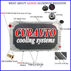 3 Rangée 52mm Radiateur Pour 1987-1997 Nissan Patrol GQ Y60 4.2 Petrol TB42