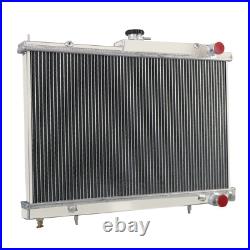 3 Rangées Aluminium Radiateur Pour 93-98 Nissan Skyline R33 GTR GTS GTST R34 FR 3 Rangées Aluminium Radiateur Pour 93-98 Nissan Skyline R33 GTR GTS GTST R34 FR