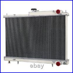 3 Rangées Aluminium Radiateur Pour 93-98 Nissan Skyline R33 GTR GTS GTST R34 FR 3 Rangées Aluminium Radiateur Pour 93-98 Nissan Skyline R33 GTR GTS GTST R34 FR