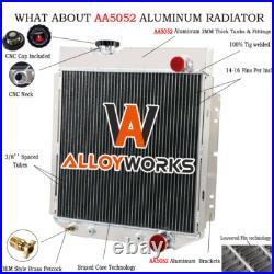3 Rangées Aluminium Radiateur Pour FORD MUSTANG 260 289 4.3L 4.7 V8 14-66 FR