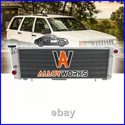 3 Rangées Aluminium Radiateur Pour JEEP CHEROKEE XJ 4.0L 1988-01 AT/MT