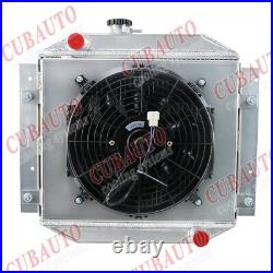 3 Rangées Aluminum Radiateur shroud fan relay Pour Ford Escort 1971-1980 1972 MT