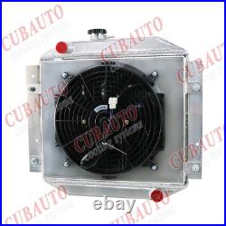 3 Rangées Aluminum Radiateur shroud fan relay Pour Ford Escort 1971-1980 1972 MT