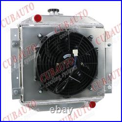 3 Rangées Aluminum Radiateur shroud fan relay Pour Ford Escort 1971-1980 1972 MT