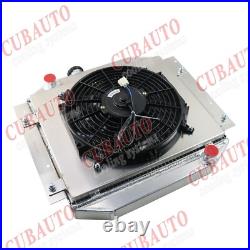 3 Rangées Aluminum Radiateur shroud fan relay Pour Ford Escort 1971-1980 1972 MT