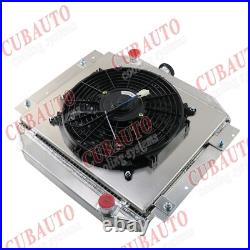 3 Rangées Aluminum Radiateur shroud fan relay Pour Ford Escort 1971-1980 1972 MT