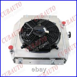 3 Rangées Aluminum Radiateur shroud fan relay Pour Ford Escort 1971-1980 1972 MT