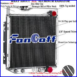 3 Rangées Radiateur Pour 60-66 Ford Mustang Falcon/Mercury Comet 2.4L, 3.3L PR