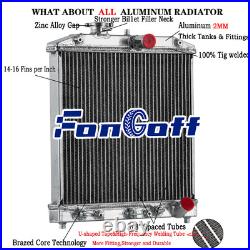 3 Rangées Radiateur Pour 92-00 Honda Civic EK EG D15 D16 Acura Integra HX AT 3 Rangées Radiateur Pour 92-00 Honda Civic EK EG D15 D16 Acura Integra HX AT