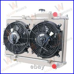 3 Rangées Radiateur Shroud Fan Pour 1984-87 Toyota Corolla AE86 4AGE 1.6L MT