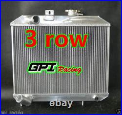 3 Row Aluminum Radiator for JEEP Willys 1941-1952 50 49 48 47 46 45 44 43 Manual