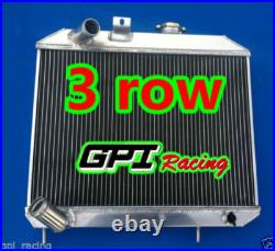 3 Row Aluminum Radiator for JEEP Willys 1941-1952 50 49 48 47 46 45 44 43 Manual