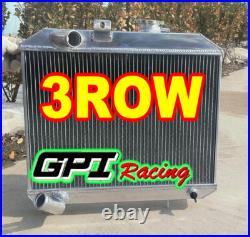 3 Row Aluminum Radiator for JEEP Willys 1941-1952 50 49 48 47 46 45 44 43 Manual