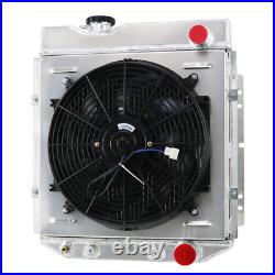 3 Row Radiator + Shroud + Fan + Relay For Ford Mustang 260 289 V8 64-66 AT/MT UK