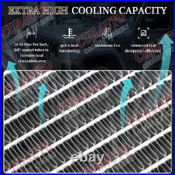 3 Row Radiator + Shroud + Fan + Relay For Ford Mustang 260 289 V8 64-66 AT/MT UK