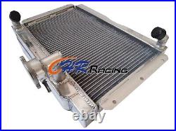 4 ROW Aluminum Radiator for 1955-1962 MG MGA 1500 1600 1622 DE LUXE L4 1.5L 1.6L