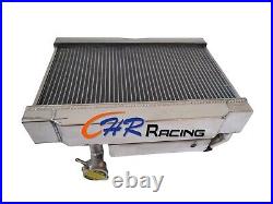 4 ROW Aluminum Radiator for 1955-1962 MG MGA 1500 1600 1622 DE LUXE L4 1.5L 1.6L