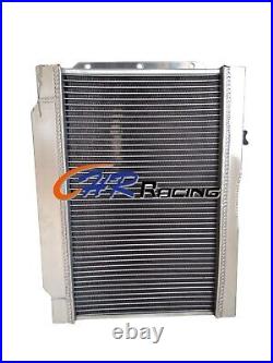 4 ROW Aluminum Radiator for 1955-1962 MG MGA 1500 1600 1622 DE LUXE L4 1.5L 1.6L