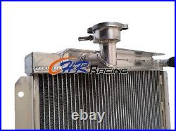 4 ROW Aluminum Radiator for 1955-1962 MG MGA 1500 1600 1622 DE LUXE L4 1.5L 1.6L