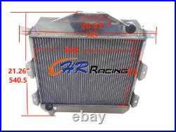 62MM 3 row Aluminum Radiator FIT For Austin Healey 100-4 1953-1956 1954 1955 MT