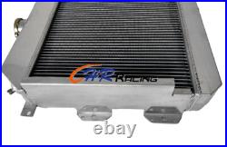 62MM 3 row Aluminum Radiator FIT For Austin Healey 100-4 1953-1956 1954 1955 MT