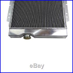 62MM 4ROW Radiateur Aluminium pour Ford Mustang 1964-1966 4.7L 5.0L V8 Auto /