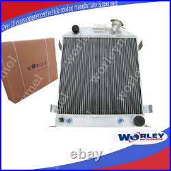 62mm 3 Row Aluminum Radiator For Ford 1932 hot rod withChevy 350 V8 engine