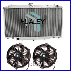 ALU Radiator For+Fan Nissan PATROL GU Y61 TD42 2.8/3.0/4.2L TURBO MT 1997-2010