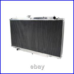 ALU Radiator For+Fan Nissan PATROL GU Y61 TD42 2.8/3.0/4.2L TURBO MT 1997-2010