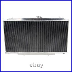 ALU Radiator For+Fan Nissan PATROL GU Y61 TD42 2.8/3.0/4.2L TURBO MT 1997-2010