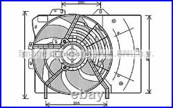 AVA QUALITY COOLING Ventilateur moteur pour PEUGEOT 207 PE7539 Mister Auto