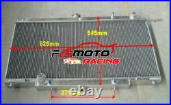 Alu Radiateur +FAN Pour Nissan Patrol Y61 GR 3.0 DTI 2.8 RD28 GU TD 4.2L TD42 AT