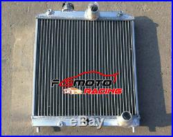 Aluminium Radiateur + Fan pour Honda CIVIC EK4/9 EG6/9 B16A B18 1.6L 92-00 32MM