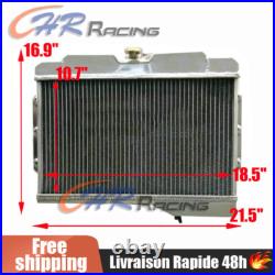 Aluminum Radiator+FAN For 1968-1975 MGB GT/ROADSTER MT 1969 1970 1971 1972 1973
