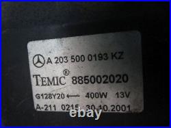 Électrique, Ventilateur de Radiateur pour Mercedes Classe C T S203 200 CDI